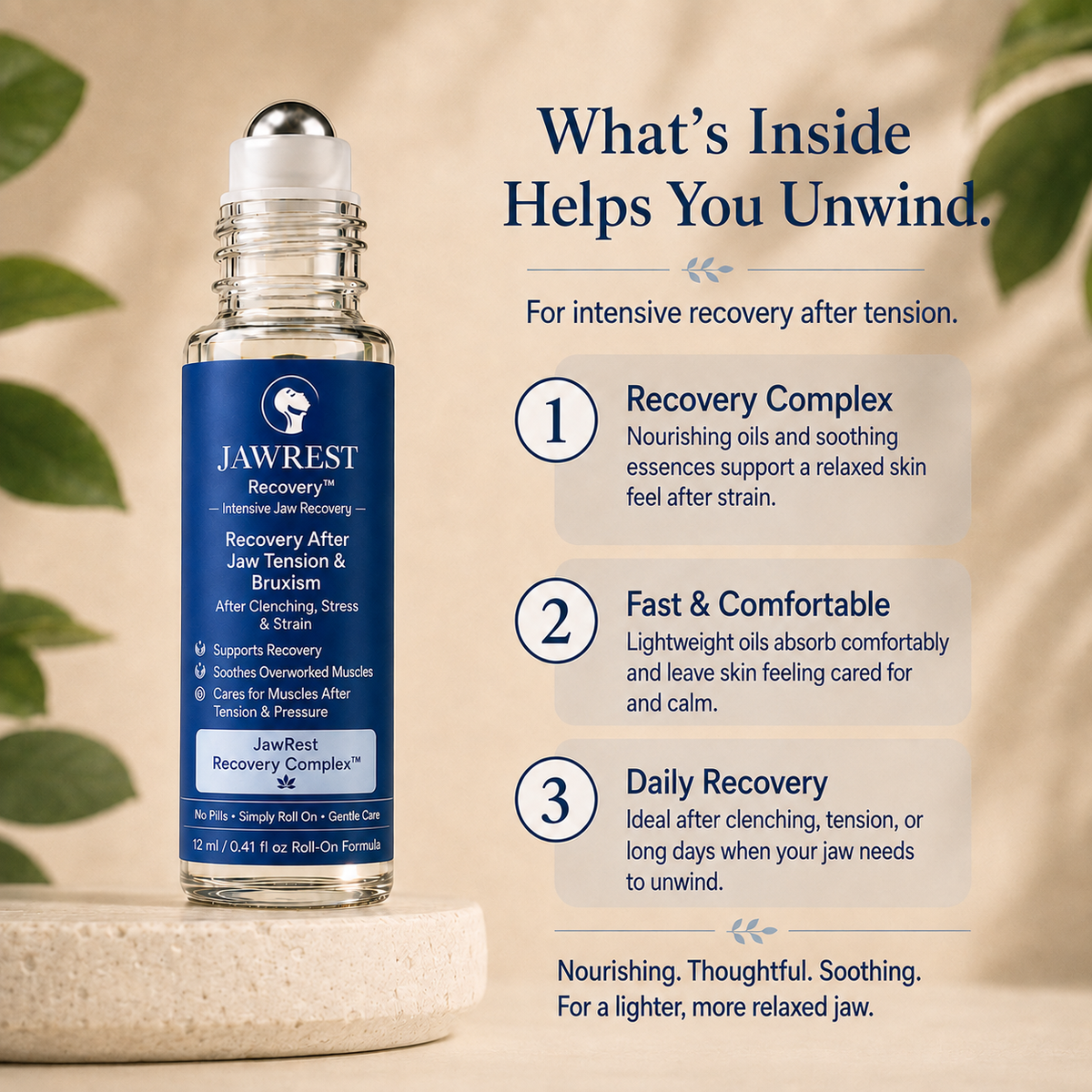 JawRest Recovery™ | Supportive Care After Jaw Tension