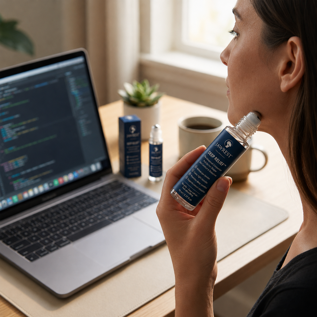 The Advanced Companion Roll-On For Deeper Jaw Comfort & Relaxation
