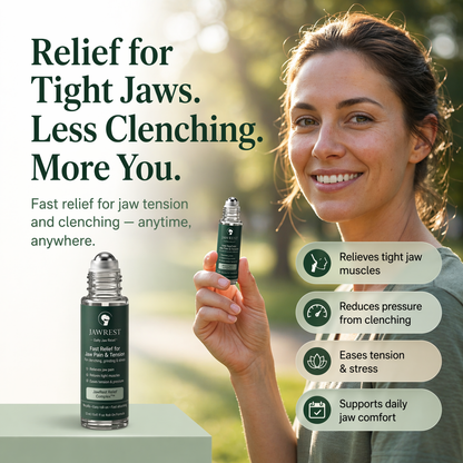 The Fast-Relief Roll-On For Jaw Clenching & Facial Pressure