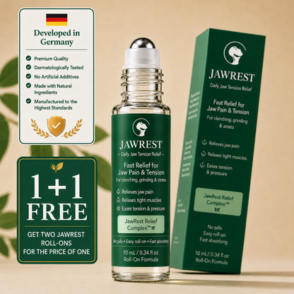 1+1 FREE: Natural Fast Relief For Jaw Clenching, Facial & Neck Tension