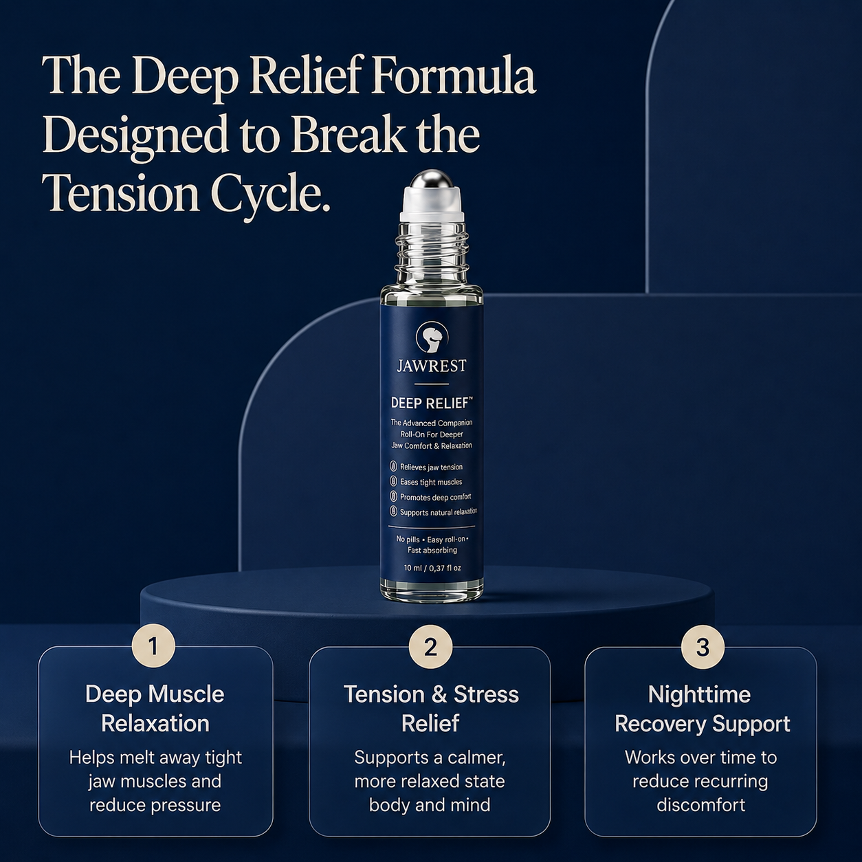 The Advanced Companion Roll-On For Deeper Jaw Comfort & Relaxation
